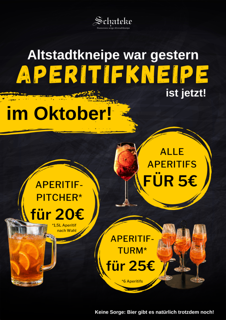 Aperitifkneipe in Hannover mit Angebote auf Aperitifs